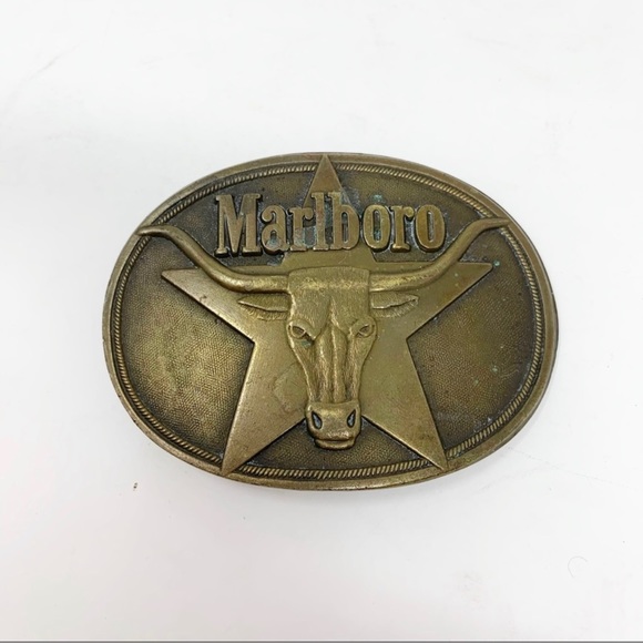 Marlboro Philip Morris Solid Brass Belt 